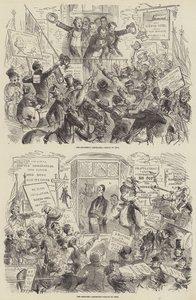 The Election of 1852 by Hablot Knight Browne